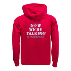 "Now We're Talking" Unisex Adults Red Hoodie