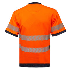 "GRASSMEN" Unisex Adults Hi-Vis T-Shirt Orange