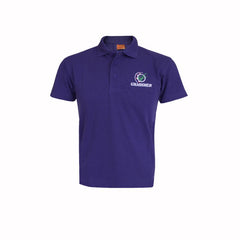 "GRASSMEN" Kids Purple Polo Shirt