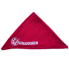 "GRASSMEN" Red Bandana Bib