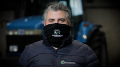 "GRASSMEN" Black Snood