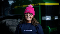 "GRASSMEN" Bobble Hat Pink