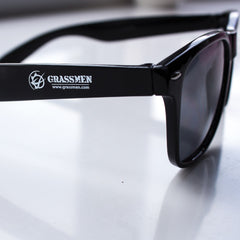 GRASSMEN Retro Sunglasses Black