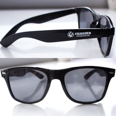 GRASSMEN Retro Sunglasses Black