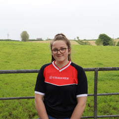 "GRASSMEN" Kids Red & Black Kids Rugby Top